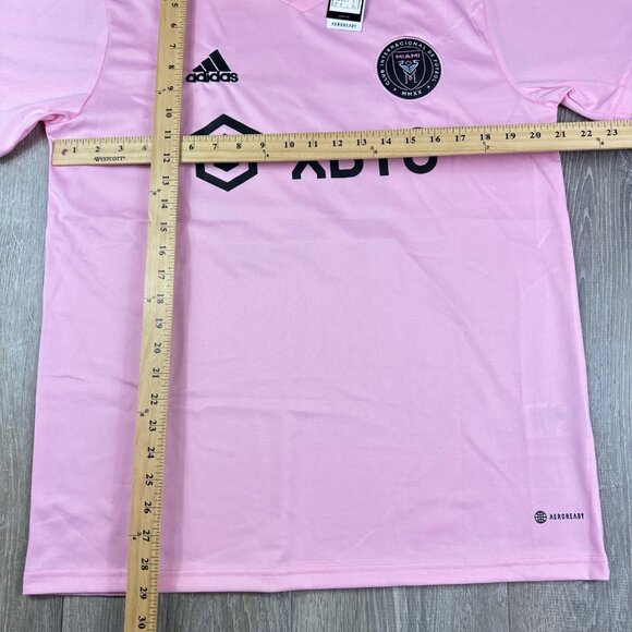 Men’s Adidas Inter Miami CF 22/23 Home Jersey Pink Soccer Size XL IB5026 - Picture 2 of 13